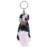 Nici Pluchen Key Ring Eenhoorn Regenbogen Yin, 10 cm