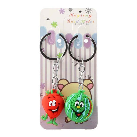 Schlüsselanhänger Obst, 2 Stk.
