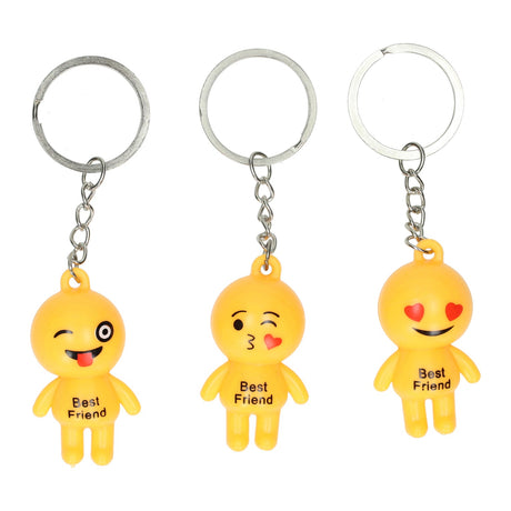 Schlüsselanhänger Emotionsfigur 3d