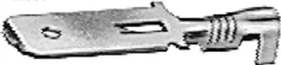 Hella Flachstecker Flachstecker 0,5-1,0 10 blank 2,8x0,8mm