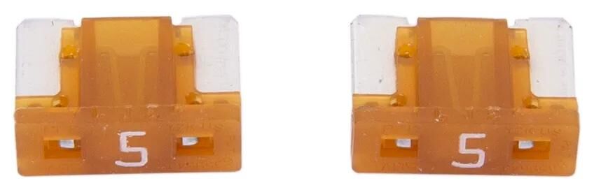 Dresselhaus Mini-Sicherung Bananenstecker Mini-Sicherung 5a 2 Stk. Low-Profile-Hellbraun