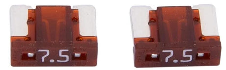 Dresselhaus Mini-Sicherung Bananenstecker Mini-Sicherung 7,5a 2 Stk. Low-Profile-Braun