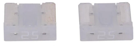 Dresselhaus Minisicherung Bananenstecker Minisicherung 25a 2 Stk. Low-Profile-Weiß