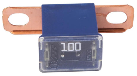 Dresselhaus Ratchet Fuse gebogene Shorts (CS). Schutz 100a gebogen(cs) m. Schraubanschluss blau