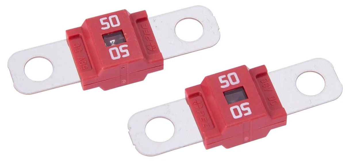 Dresselhaus Midi Starkstromsicherung Midi 50a m.Schraubanschluss rot