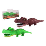 Johntoy Stretch-Krokodil 20 cm Dino in transparenter Box