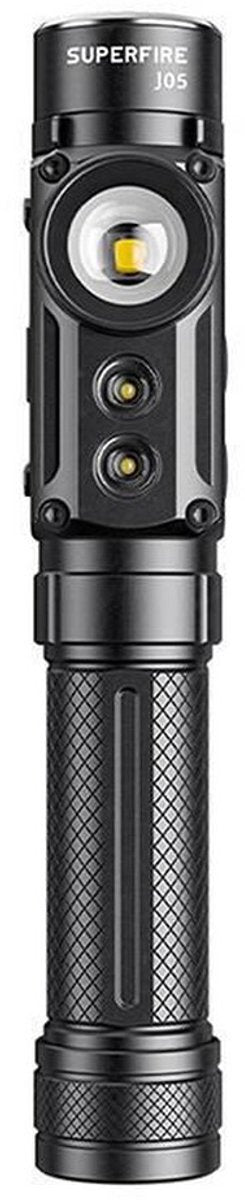 Superfire led-zaklamp j05 380 450lm voor jachttoerisme en nachttrips