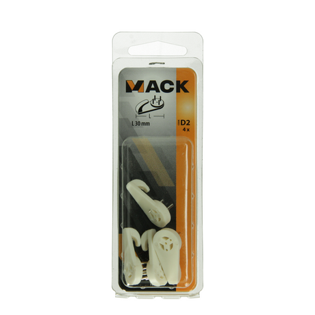 Mack 1017844 - betonhaak kunststof 4st 30mm | 10 stuks