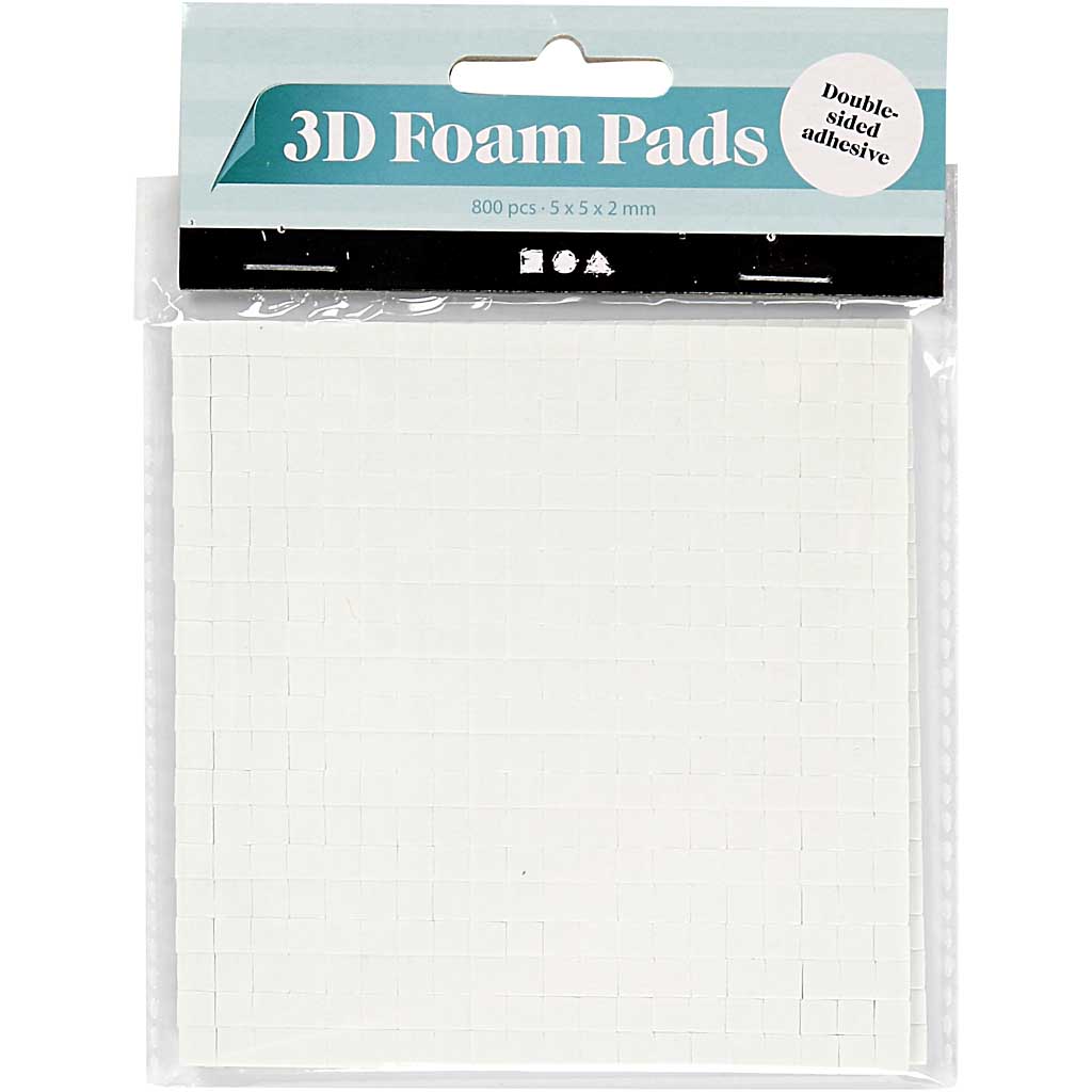 Kreativunternehmen https: www.cchobby.nl 3d-foam-pads-size-5x5-mm-thickness-2-mm-white-2x400-piece-2-sheet-1-box
