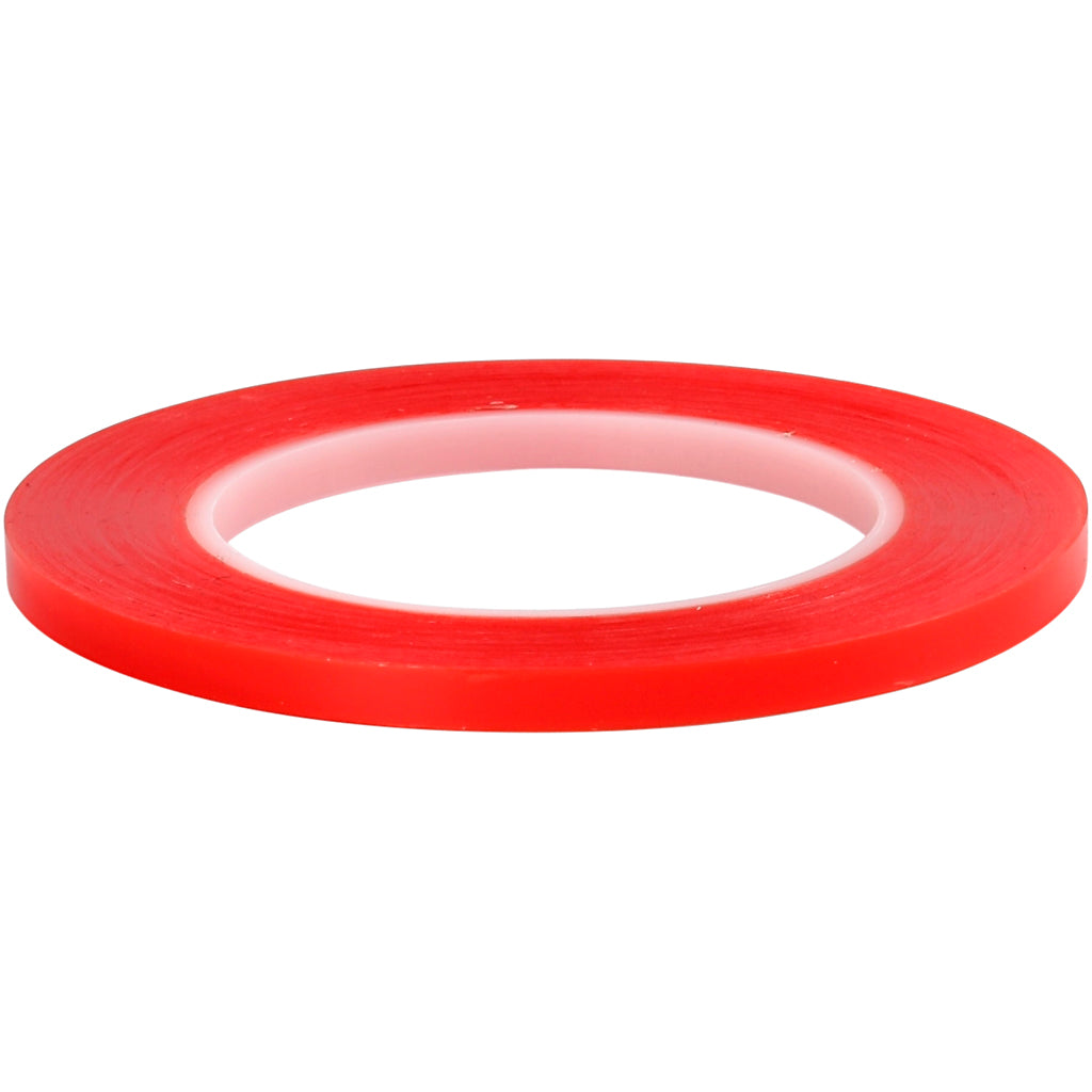 Doppelseitig klebendes Power-Klebeband der Firma Creativ, B: 7 mm, 25 m 1 Rolle