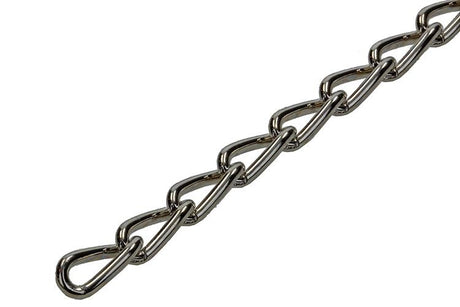 Mack 1006934 - gourmetteketting vernikkeld ø 2mm l 12,4mm 2m | 5 stuks