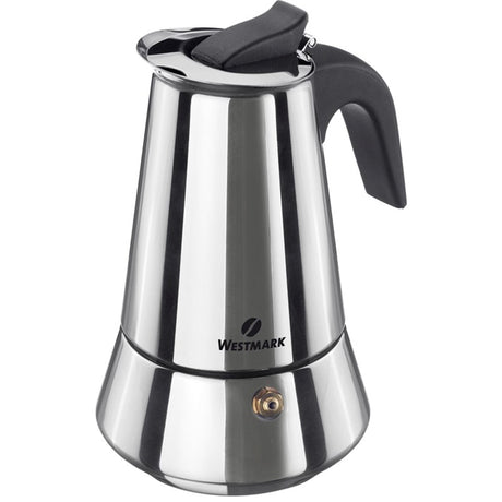 Westmark Espressokanne Perkolator Brasilia Plus 6-Tassen für alle Herdarten geeignet, auch Induktion.