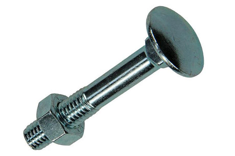 Mack 1007060 - houtbout + moer verzinkt 100 st 8 x 50 mm | 2 stuks