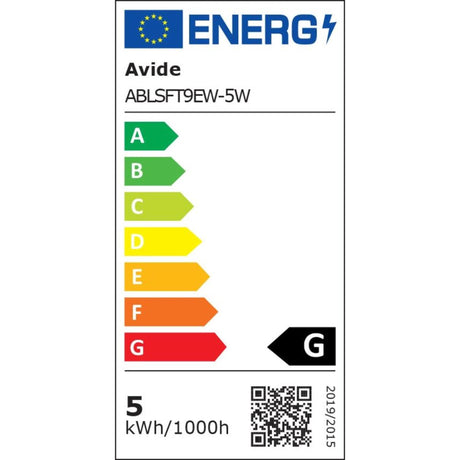 Avide LED-Lampe mit weichem Filament, 5 W, E27-Fassung, 2700 Kelvin, 400 Lumen