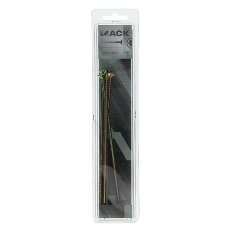 Mack 1006984 - spaanplschrf. vzkop-zelfb geelverzinkt 4st 6 x 180mm | 5 stuks