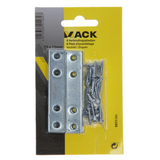 Mack 1013288 - 8 verbindingsplaten verzinkt 75x15mmx2mm | 10 stuks