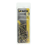 Mack 1017233 - spaanplaatschroef vz kop geelverz.22 st 4,0 x 30 mm | 10 stuks