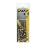 Mack 1017254 - spaanplaatschroef vz kop geelverz.13 st 5,0 x 35 mm | 10 stuks