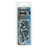 Mack 1017611 - tapbout + moer staal verzinkt 8 st m8 x 16 mm | 10 stuks