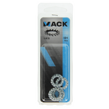 Mack 1017751 - tandveerring staal verzinkt 10 st m10 | 10 stuks