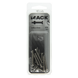 Mack 1019807 - metaalschroef verz. kop + moer rvs 10 st m4x30 | 10 stuks