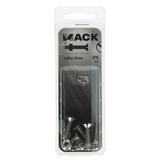 Mack 1019814 - metaalschroef verz. kop + moer rvs 5 st m6x20 | 10 stuks
