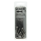 Mack 1019829 - metaalschroef cyl. kop + moer rvs 5 st m6x20 | 10 stuks