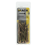 Mack 1017973 - spaanplaatschroef vz kop geelverz. 40st 4,0 x 40 mm | 5 stuks