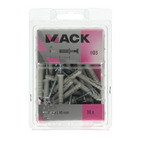 Mack 1018164 - nylon nagelplug polyamide 38 st 6 x 40 mm | 3 stuks