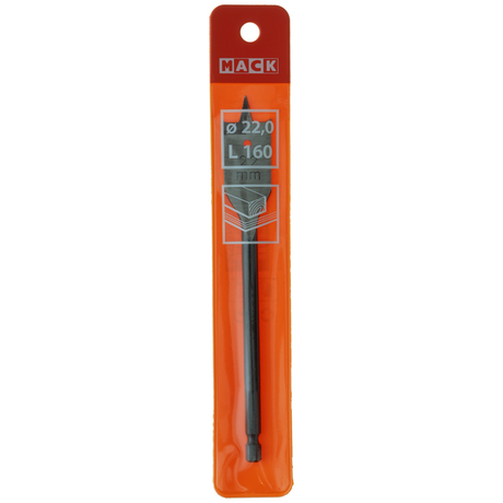 Mack 1018520 - platte houtboor din 7487 ø 22,0 x 160 mm | 5 stuks