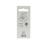 Mack 1004624 - verv.wiel tegelsnijtang ø13mm | 3 stuks