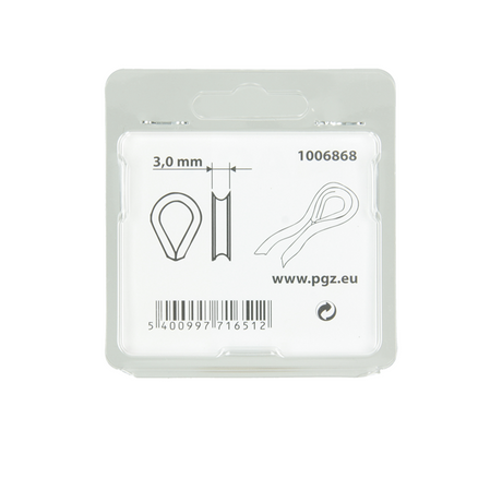 Mack 1006868 - 4 verzinkte kousen bl 3mm | 5 stuks