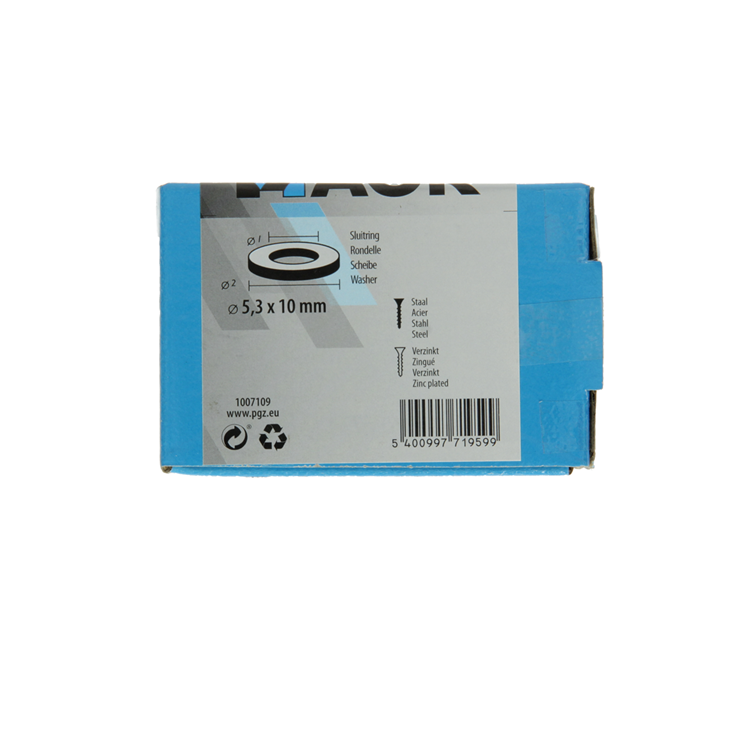 Mack 1007109 - sluitringen 200 st m5 | 5 stuks