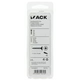 Mack 1017216 - spaanplaatschroef vz kop geelverz.50 st 3,0 x 16 mm | 10 stuks