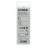 Mack 1017294 - spaanplschr.vzkop-zelfb. geelverz. 25 st 4,0 x 25 mm | 10 stuks