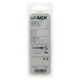 Mack 1019645 - houtschroef verzonken kop messing 12st 2,5 x 12 mm | 10 stuks