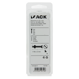 Mack 1017509 - metaalschroef verz. kop + moer verz. 9 st m6 x 25 mm | 10 stuks