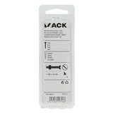 Mack 1017513 - metaalschroef verz. kop + moer verz. 5 st m6 x 60 mm | 10 stuks