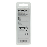 Mack 1017528 - metaalschroef cyl. kop + moer verz. 8 st m5 x 50 mm | 10 stuks