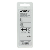 Mack 1017535 - metaalschroef cyl. kop + moer verz. 5 st m6 x 50 mm | 10 stuks