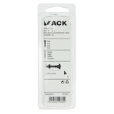 Mack 1017562 - houtbout + moer staal verzinkt12 st m5 x 25 mm | 5 stuks