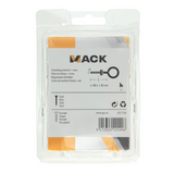 Mack 1017794 - schroefoog metrisch + moer verzinkt 2 st m8 x 80 mm | 5 stuks