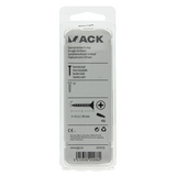 Mack 1019750 - spaanplaatschroef vz kop rvs 8 st 4,5 x 40 mm | 10 stuks