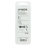 Mack 1018096 - metaalschroef cyl. kop + moer verz .25 st m5 x 40 mm | 5 stuks