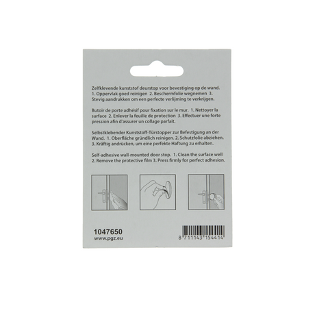 Mack 1047650 - deurstop zelfklevend bruin ø 40 mm 2 st pcs | 6 stuks