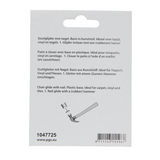 Mack 1047725 - stoelglijder nagel kunststof wit ø 25 mm 8 st pcs | 6 stuks