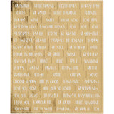 Creativ Firmenaufkleber, Bogen 10x11,5 cm, gold, 4 Stück 1 Box