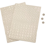 Silikonpunkte, h: 1,5 mm, d: 8 mm, 3x100 Stück, 1 Schachtel