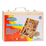 Playwood Werkzeugkasten aus Holz, 16-teilig.