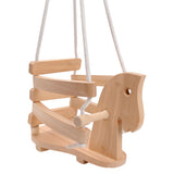 Spielholz Holzschwung - Pferd